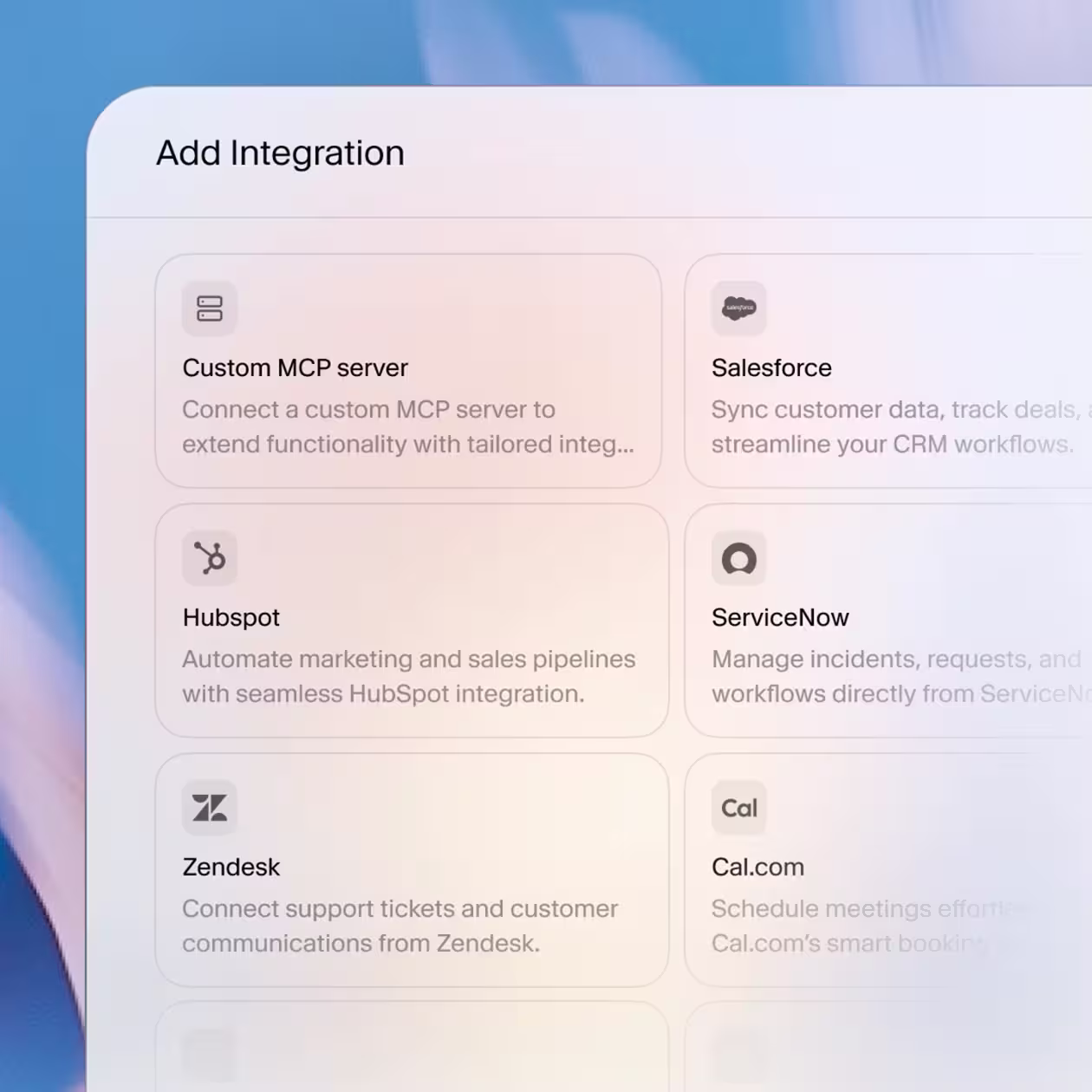 Sélection de voix IA dans une interface ElevenLabs